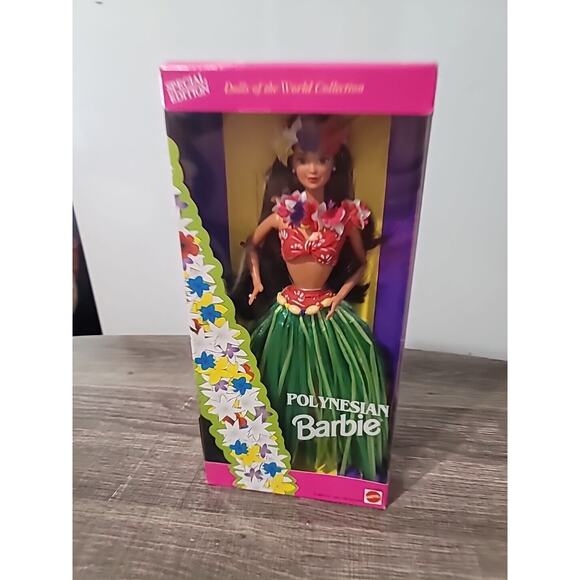 Special Edition 1994 Dolls of the World Collection Polynesian Barbie #12700 NIB - Picture 2 of 16